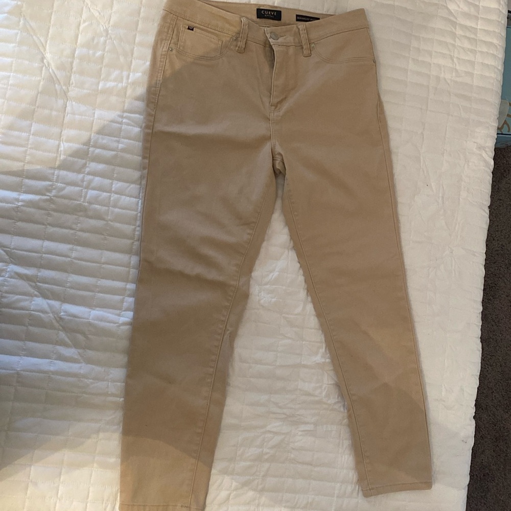 Curve Appeal -tan pants size 10